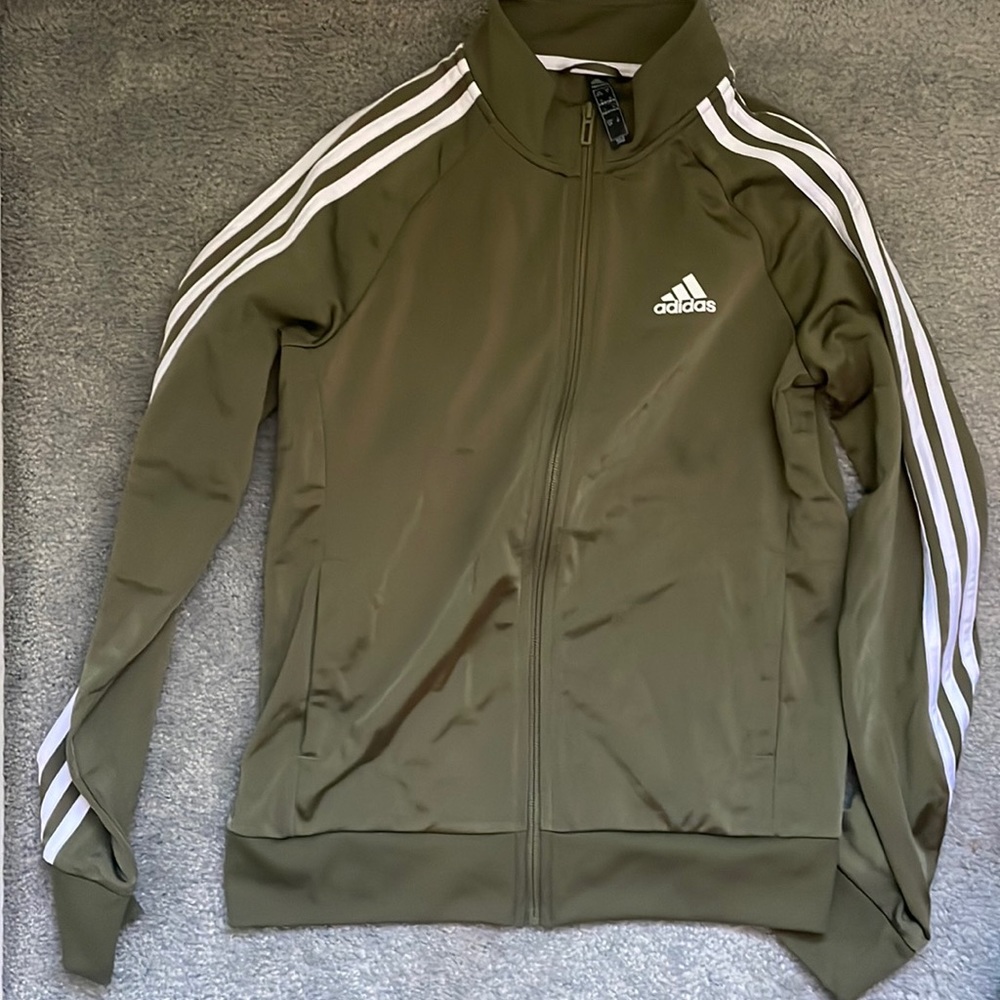 Size Small/ Prime Green/ Adidas/ Zip-up/ Jacket